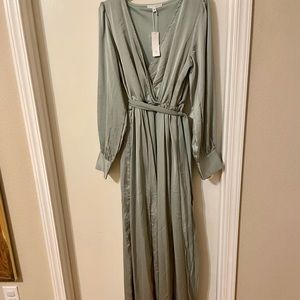 Sage green bridesmaid dress